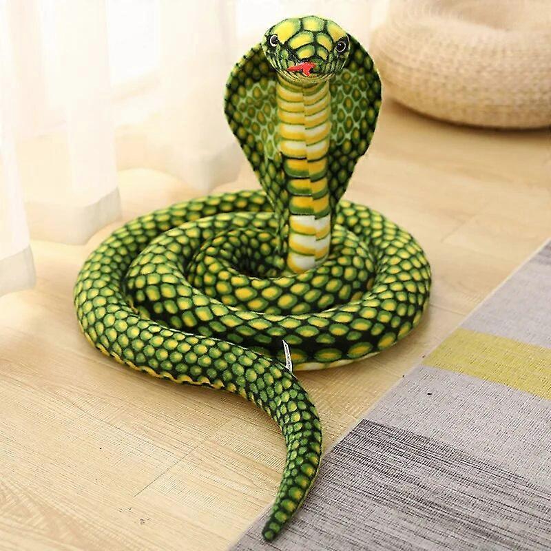 80-240cm Colorful Snakes Plush Toy Stuffed Boa Cobra Doll Simulated Forest Animal Stuffed Toys Kawaii Room Decor Plush Toys
