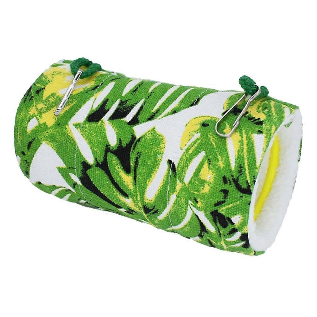 Tunnel Bird Nest Winter Bed House Shed Hanging Hammock Cage Tent Plush Hideaway for Hamster Small Pet Parrot