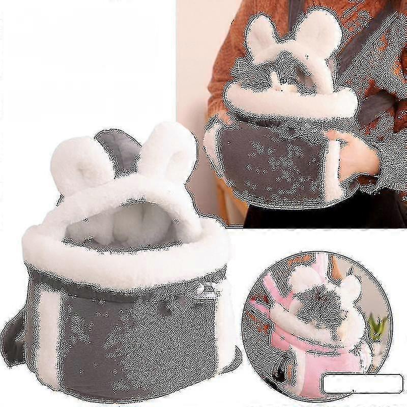 Pet Sıcak Taşıyıcı Çanta Küçük Kedi Köpekleri Sırt Çantası Kış Sıcak Carring Peluş Evcil Hayvanlar Kafes Yürüyüş Açık Seyahat Yavru Kedi Asılı Göğüs Çantası