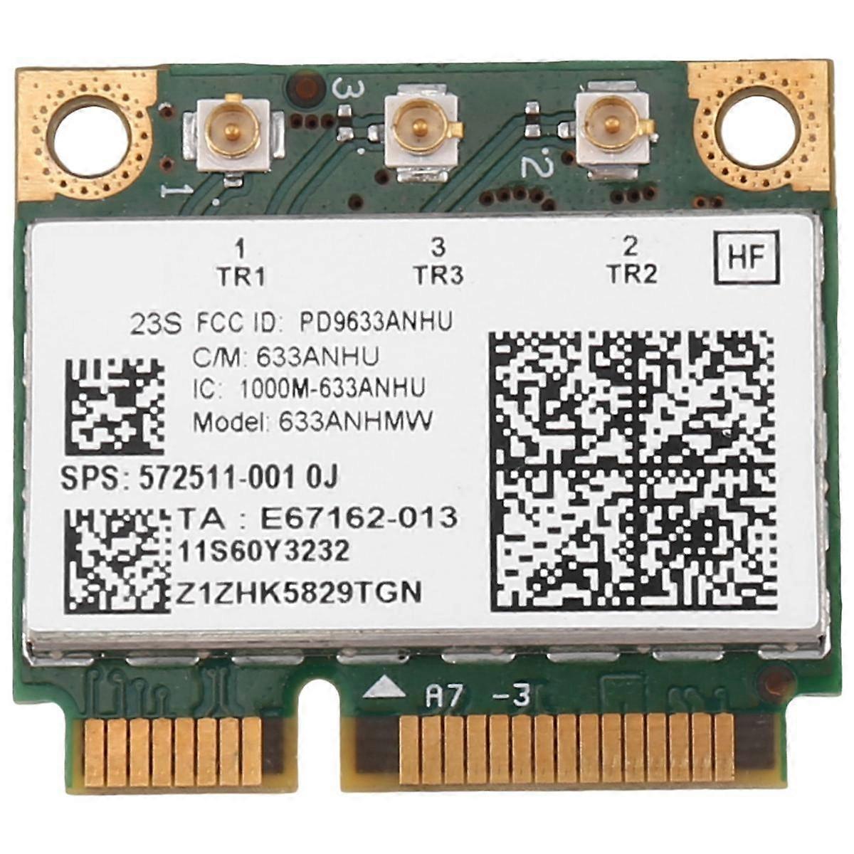 6300AGN 633ANHMW ワイヤレス WiFi カード ミニ PCIe カード 802.11A/G 2.4G+5.0 Ghz T410 T420 T430 X220 Y460 用
