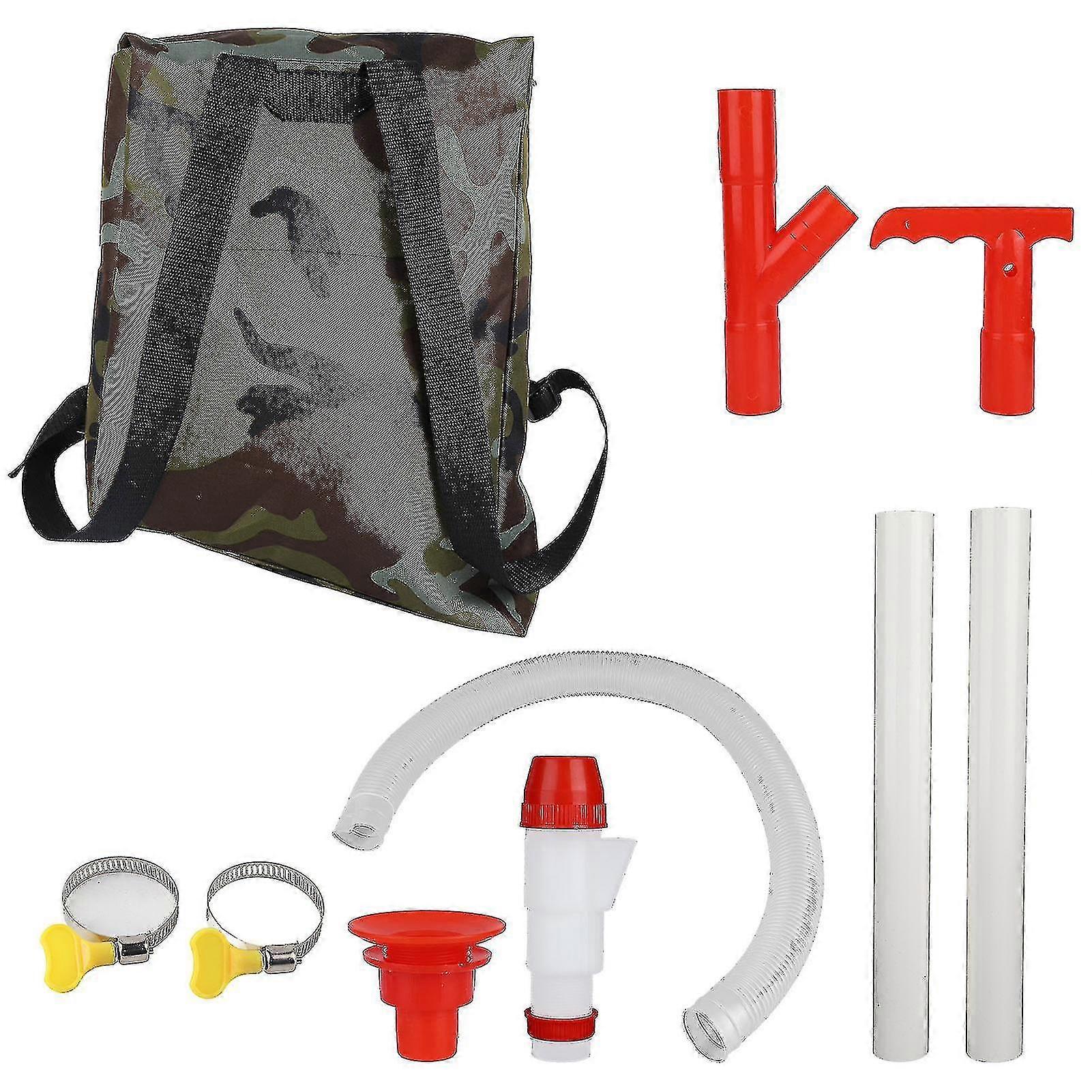 Manual Fertilizer Spreader Fertilizing Tool With Bag For Farm Corn Vegetables Sugar Cane Fruit Trees Banmo