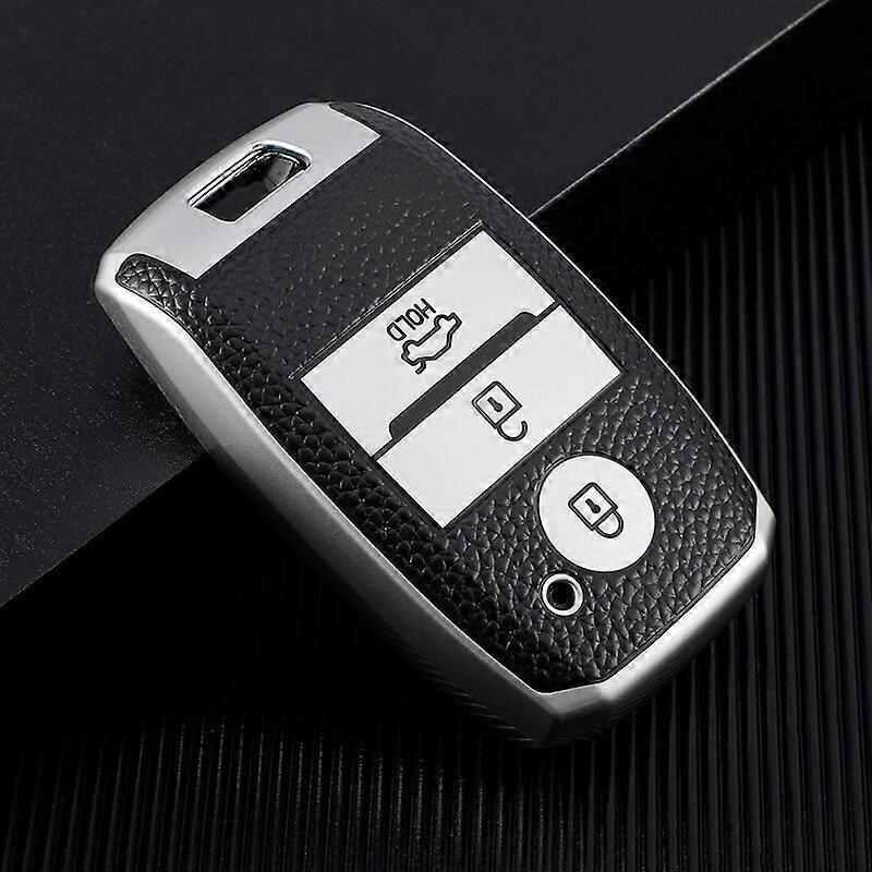 TPU Leather Car Key Case Cover for Kia Picanto Sportage 2017 2020 RIO 3 Cerato 4 Soul K5 Ceed Optima Seltos Sorento Accessories Key Blanks
