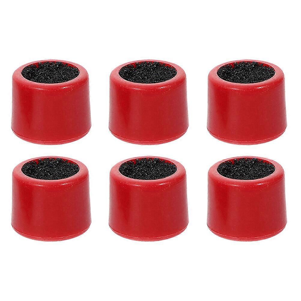 6Pcs Billiard Cue Shaper Plastic Burnisher File Repair Tool Cue Tip Repair Tool for Pool Cue Tip
