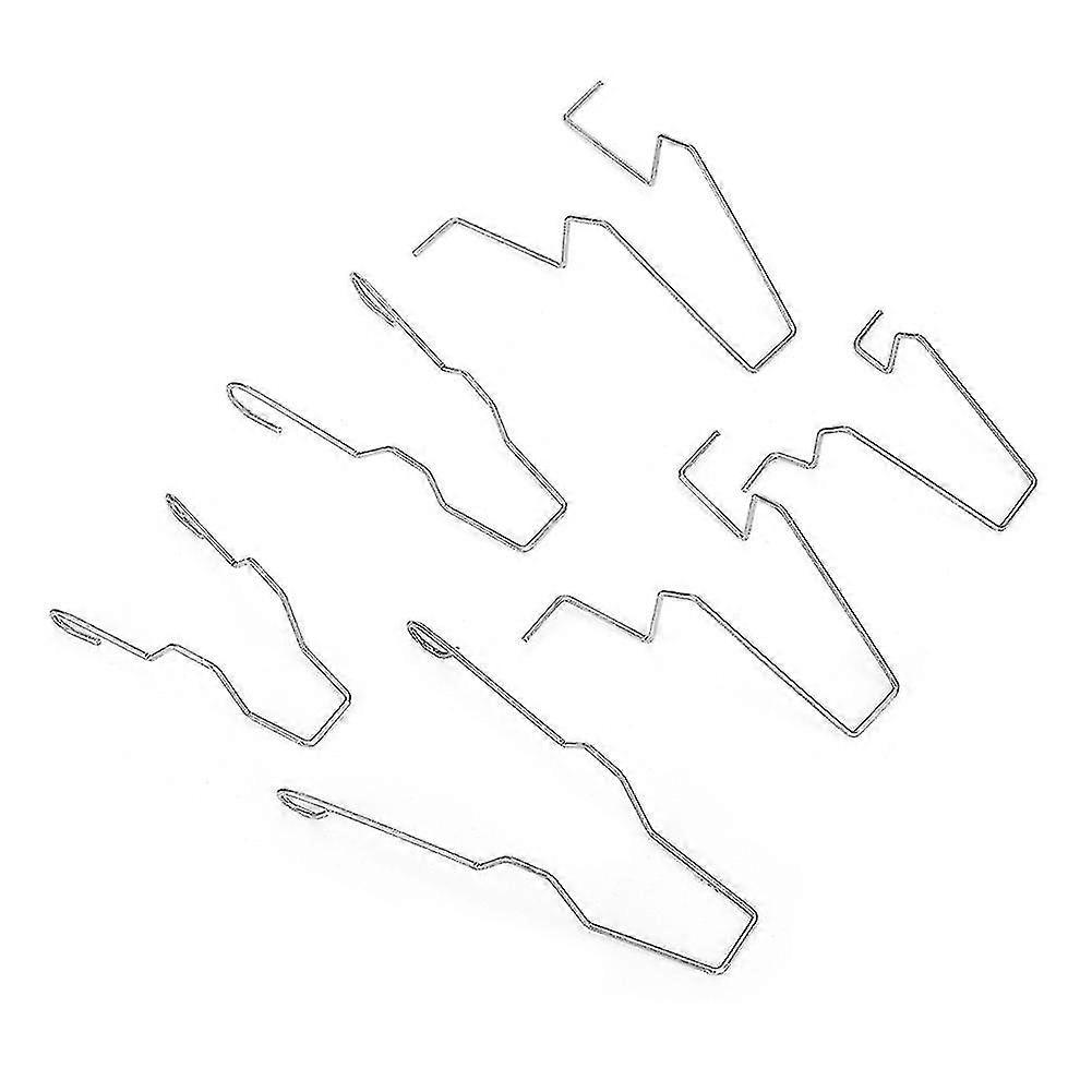 6 חבילת פנס ראש פלדה פנס ראש נורה נמוכה הר מהדק קפיץ עבור H1 / h3 / h4 / h7