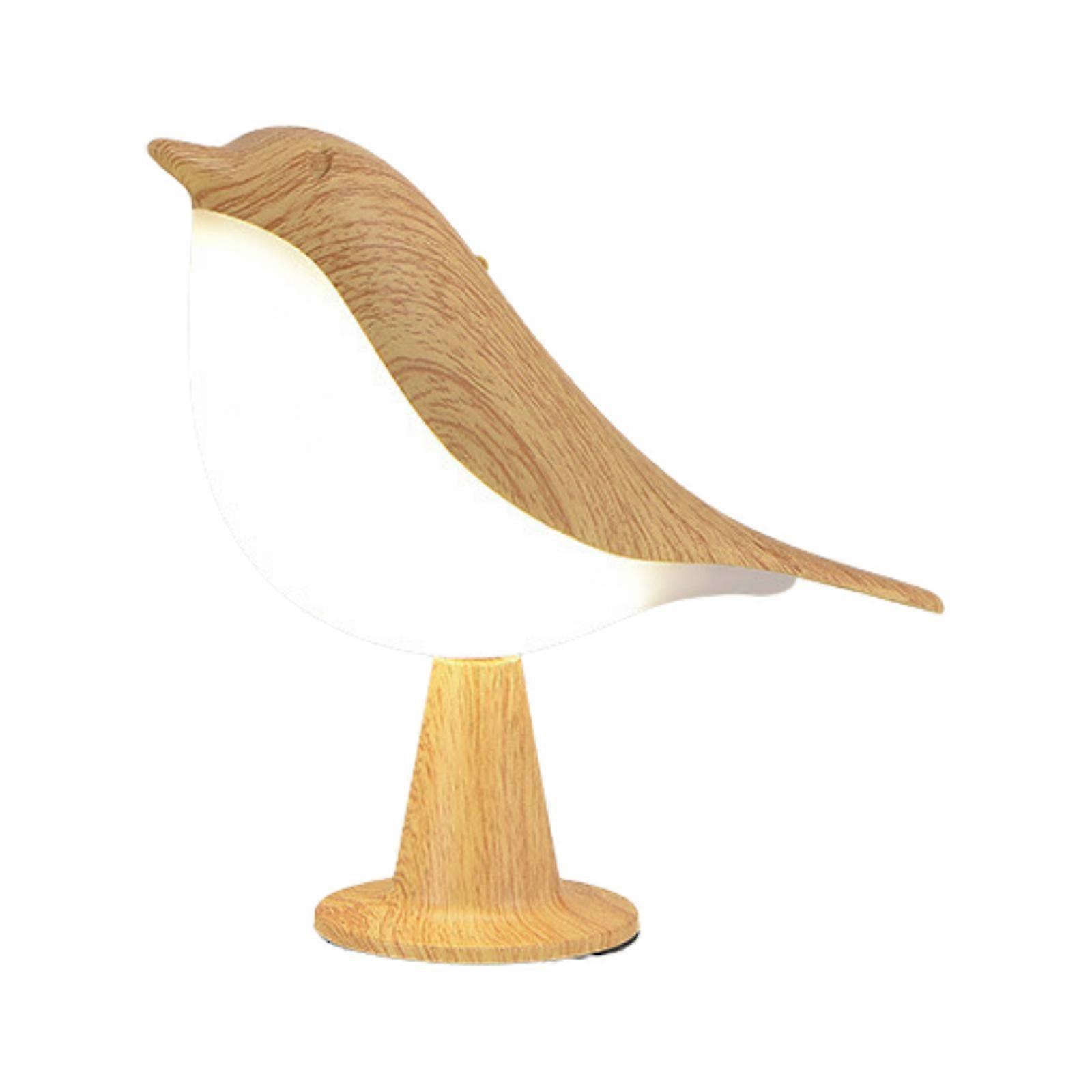 Unique Bird Magpie Lamp -chambre à coucher Chevet Oiseau Nuit Lampe Touch Dimming Voiture Décoration Tri-couleur Abs Pc Creative Smart Télécommande Magpie