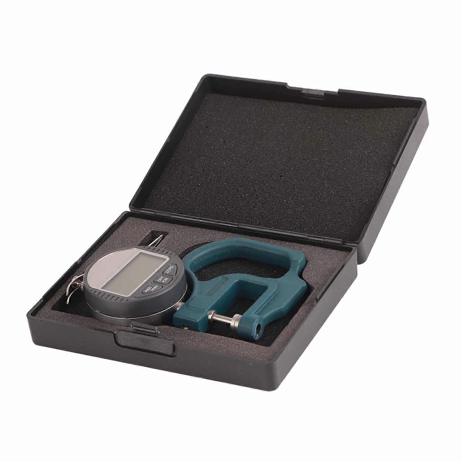 Digital Display Paper Leather Cloth Thickness Gauge Measuring Tool Range 0?12.7mm 0.01mm