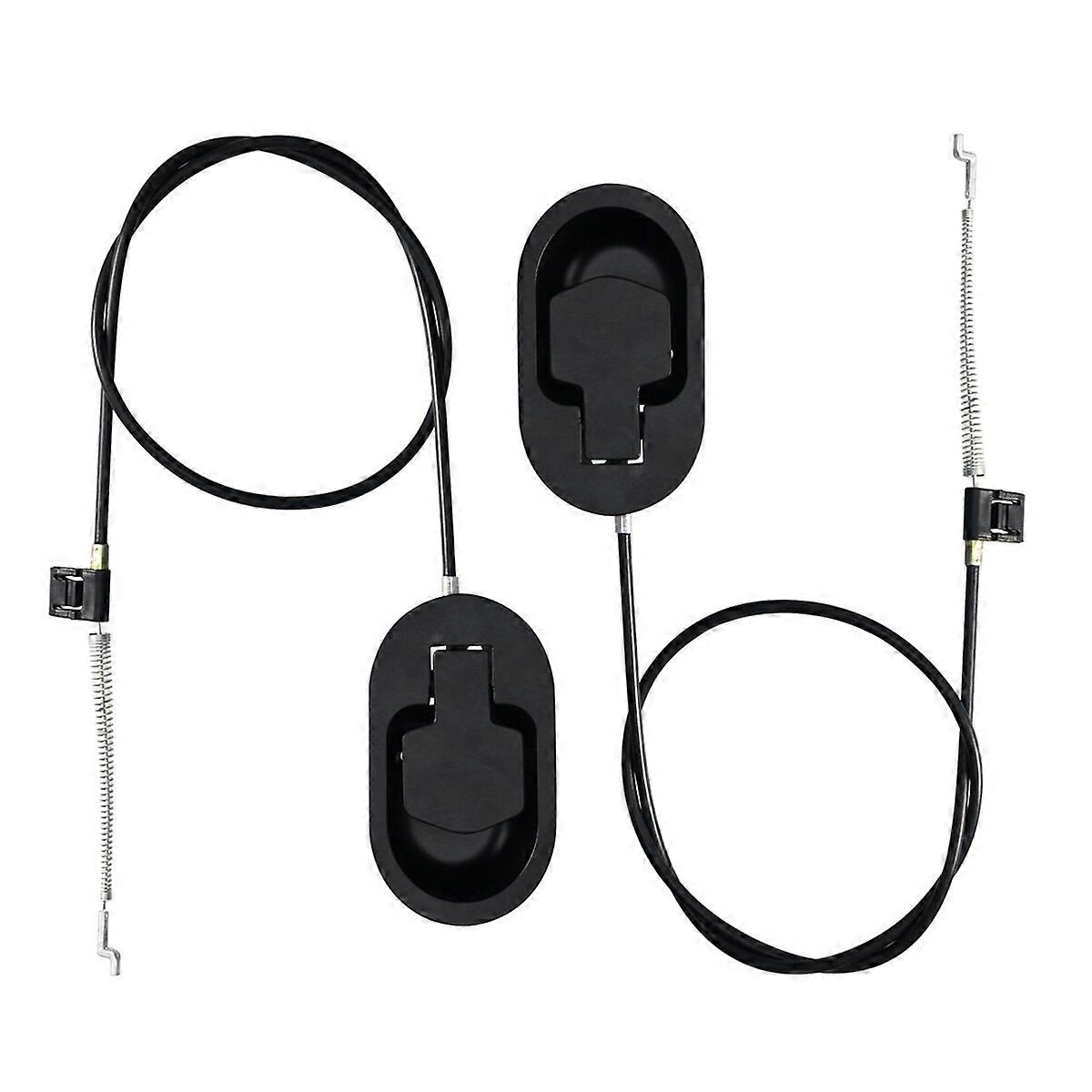 2pcs Universal Aluminum Metal Pull Recliner Handle Chair Release Lever Replacement Metal Handle with Spring and Cable for Sofa Couch (Handle with 96cm