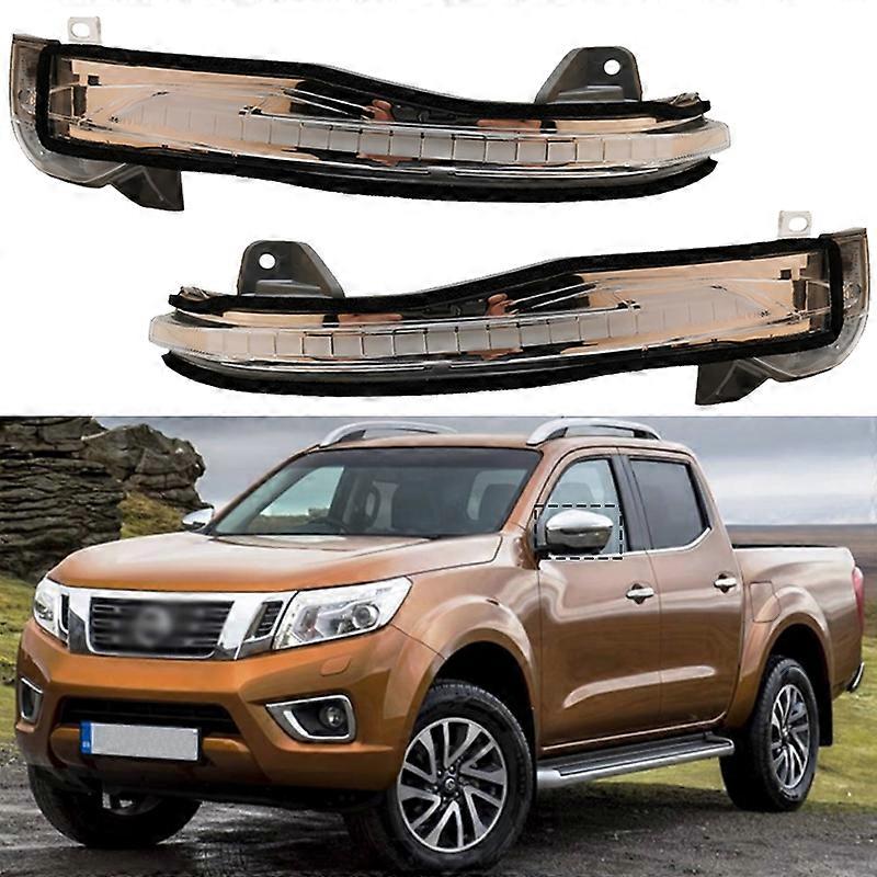 Car Rearview Mirror Turn Signal Light for Nissan Navara NP300 D23 2015 - 2018 signal lights Indicator light For pathfinder 2018