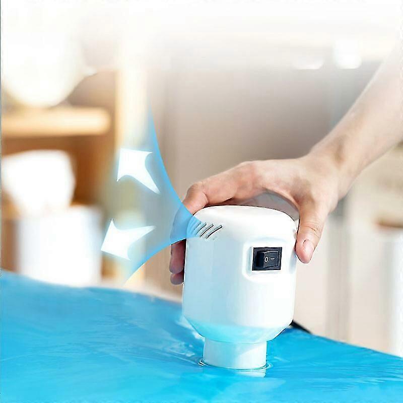 مضخة فراغ المنزل مضخة كهربائية حقيبة تخزين ملابس السفر آلة ختم كهربائية بيضاء