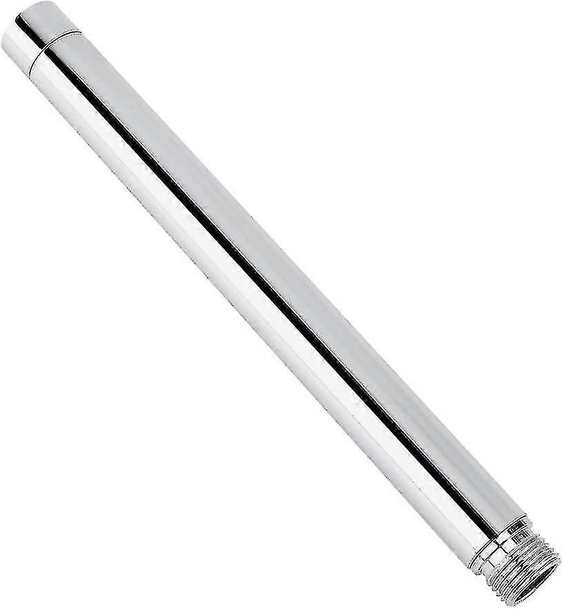 Tubo de rega de aço inoxidável de extensão do braço do chuveiro, rosca: g1/2 polegadas, chapeamento 201chrome6 polegadas, 1/2 polegadas - MXBC