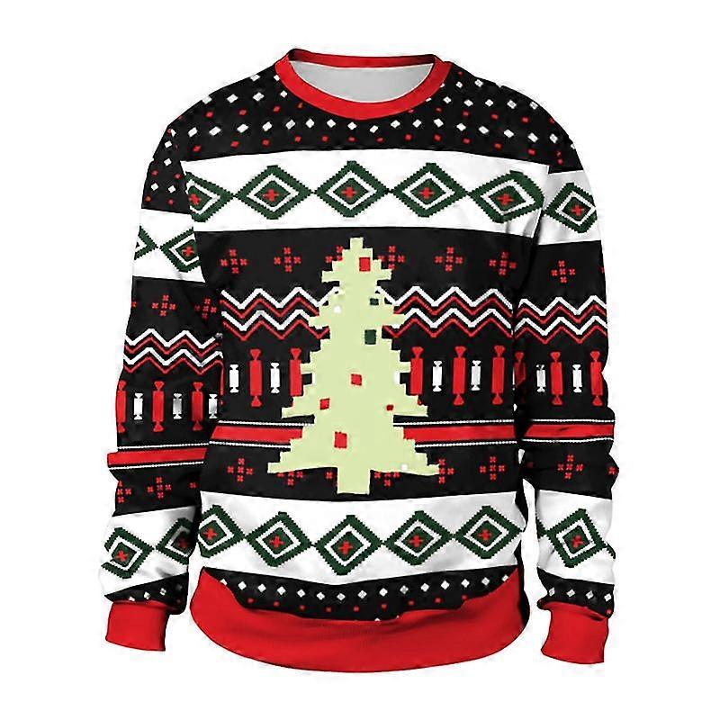 Femmes Hommes Ugly Noël Pulls Drôle Pull À Manches Longues Noël Pull-MXBC