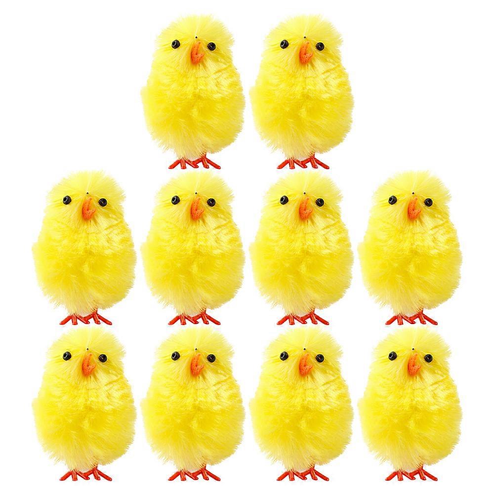 36pcs Mini Easter Chicken Easter Chicken Easter Scene Decoration Party Supply
