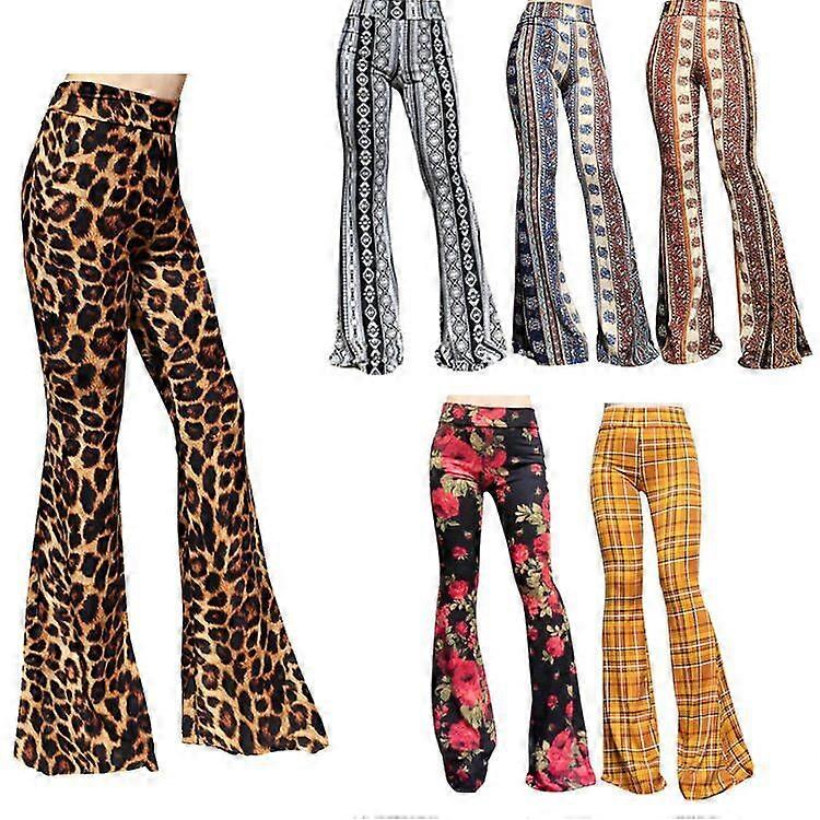 High Waist Comfy Stretch Flare Lounge Yoga Pants Flared Trousers