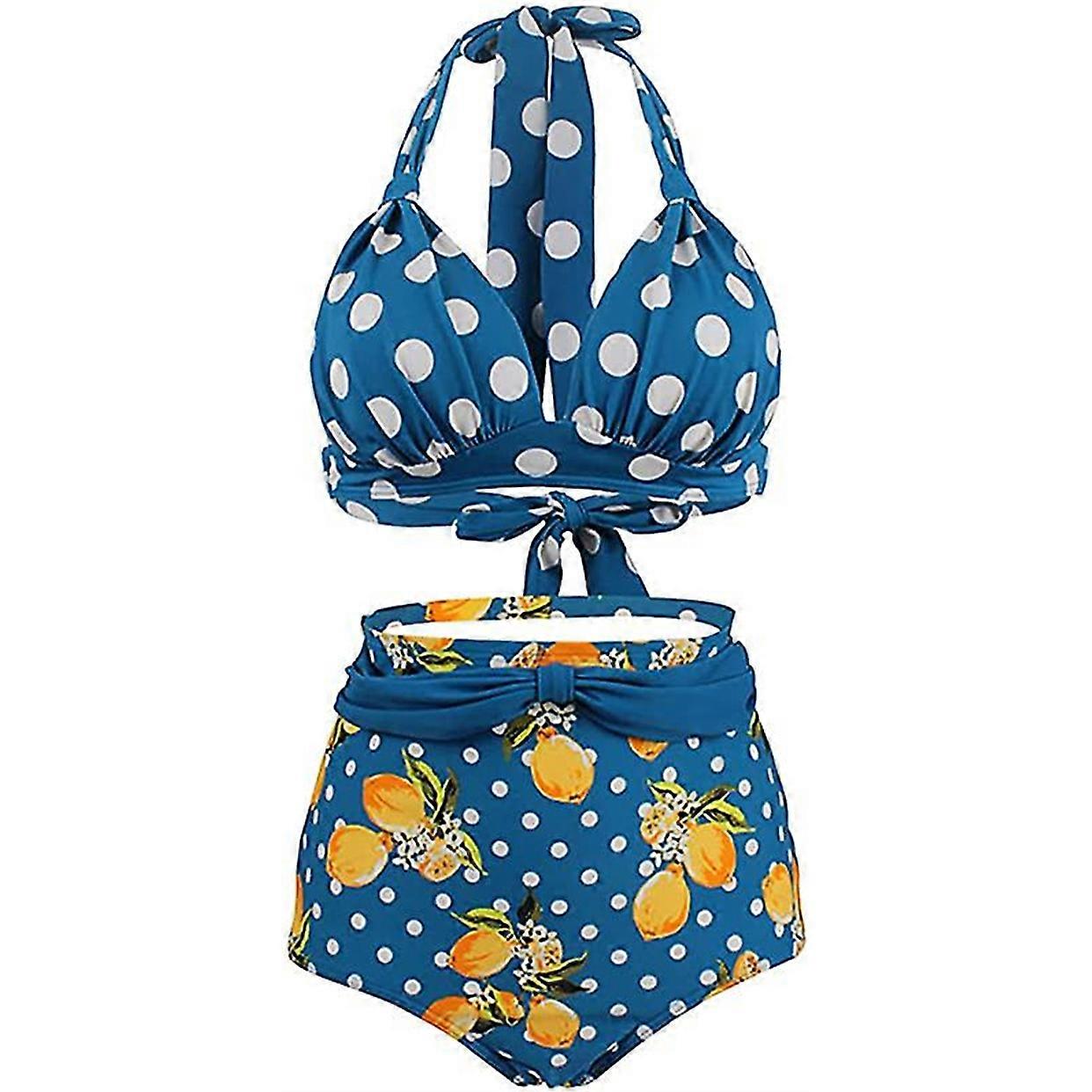 Women High Waist Bikini Set Two Piece Bathing Suit