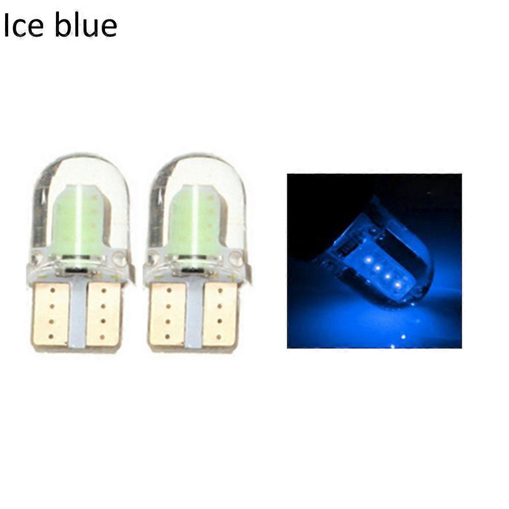 2Pcs T10 W5W COB 12V Super Bright Car LED Light Bulb Side Marker Reading Lamp