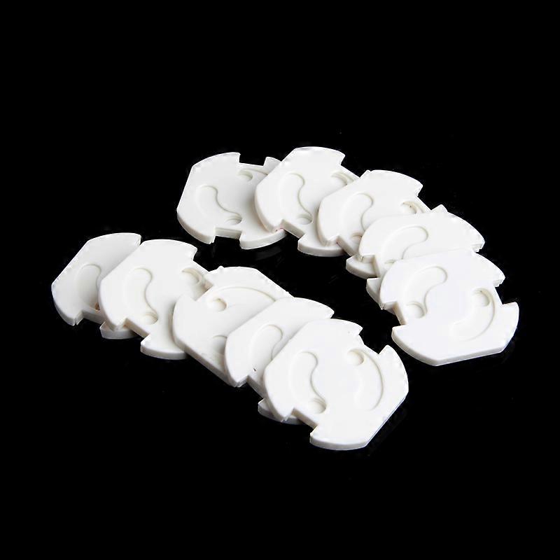 900C 10Pcs Mains Plug Socket Cover Baby Proof Child Safety Plug Guard Protector