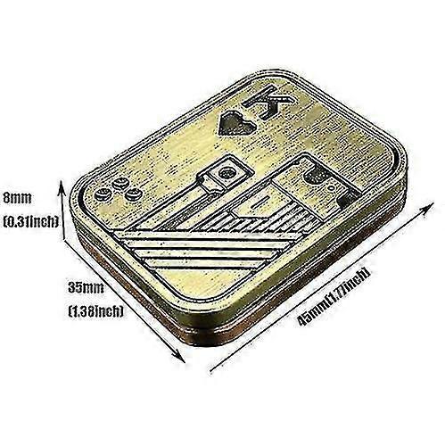 Magnetisk push slider voksen metal fidget autisme sensorisk stress relief legetøj