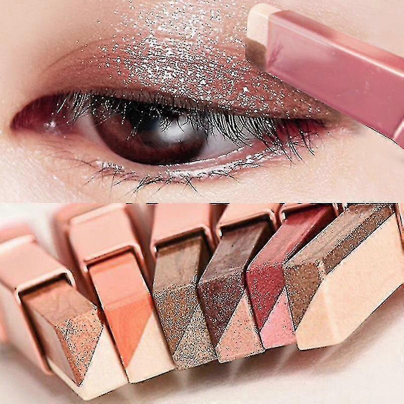 Velvet Gradient Twee-kleuren Oogschaduw Stick Eye Lazy Twee-kleuren Eye Shadow Pen