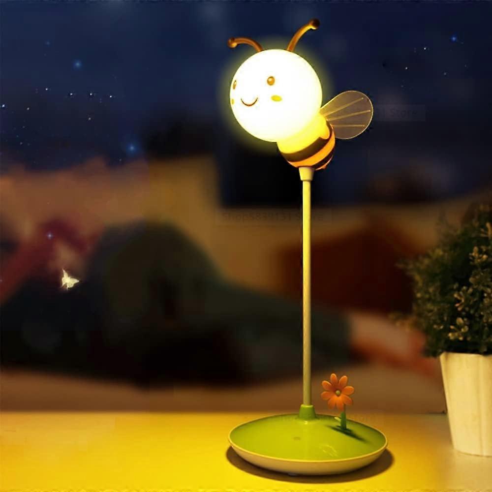 Cute Bumblebee Desk Lamp,Touch Control Dimming LED Table Light