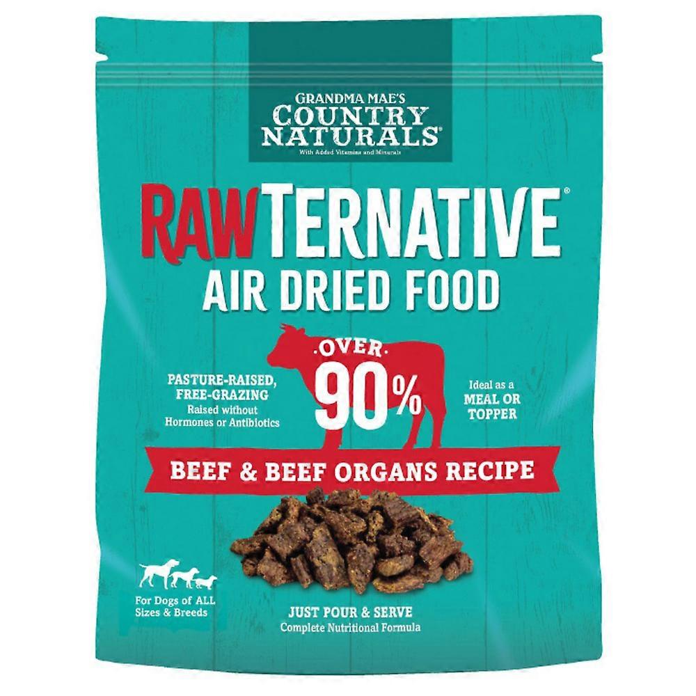 Grandma Mae's Country Naturals, RawTernative 风干干狗粮,牛肉和牛内脏,5 盎司