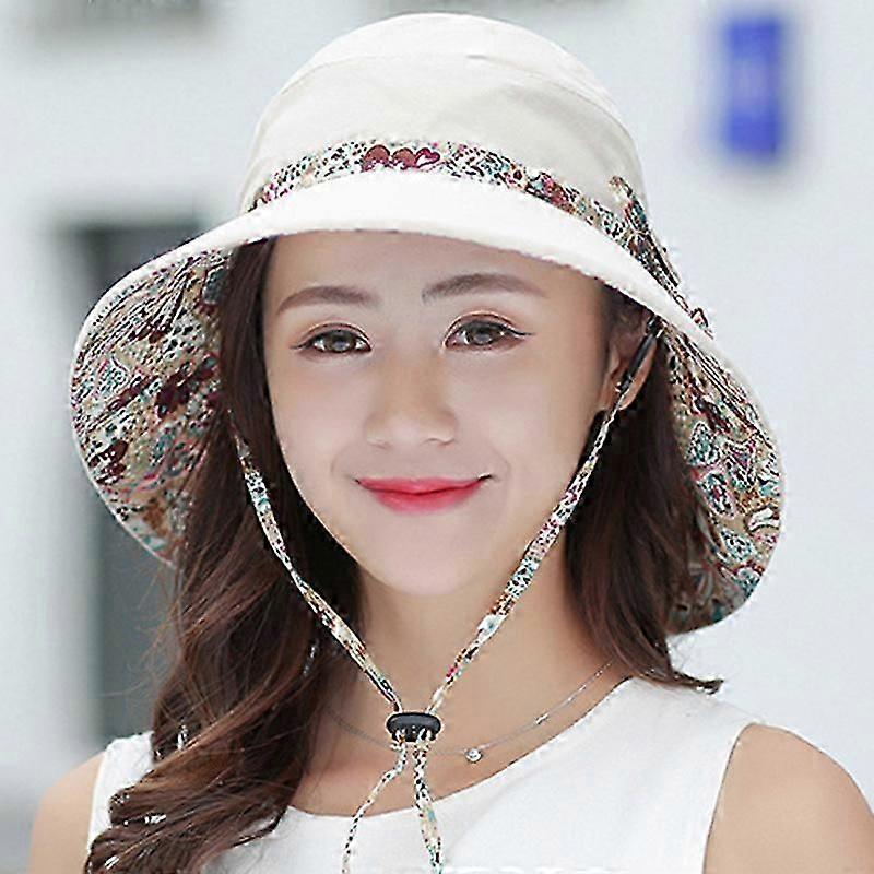 Womens Large Wide Brim Sun Visor Hats Floppy Foldable Caps Sunhat