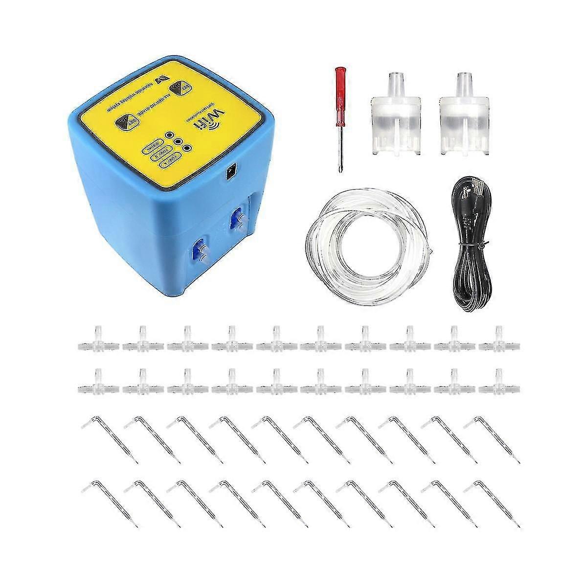 Watering Device Double Pump Timed Automatic Drip Irrigation System Remote App Controller Garden Too