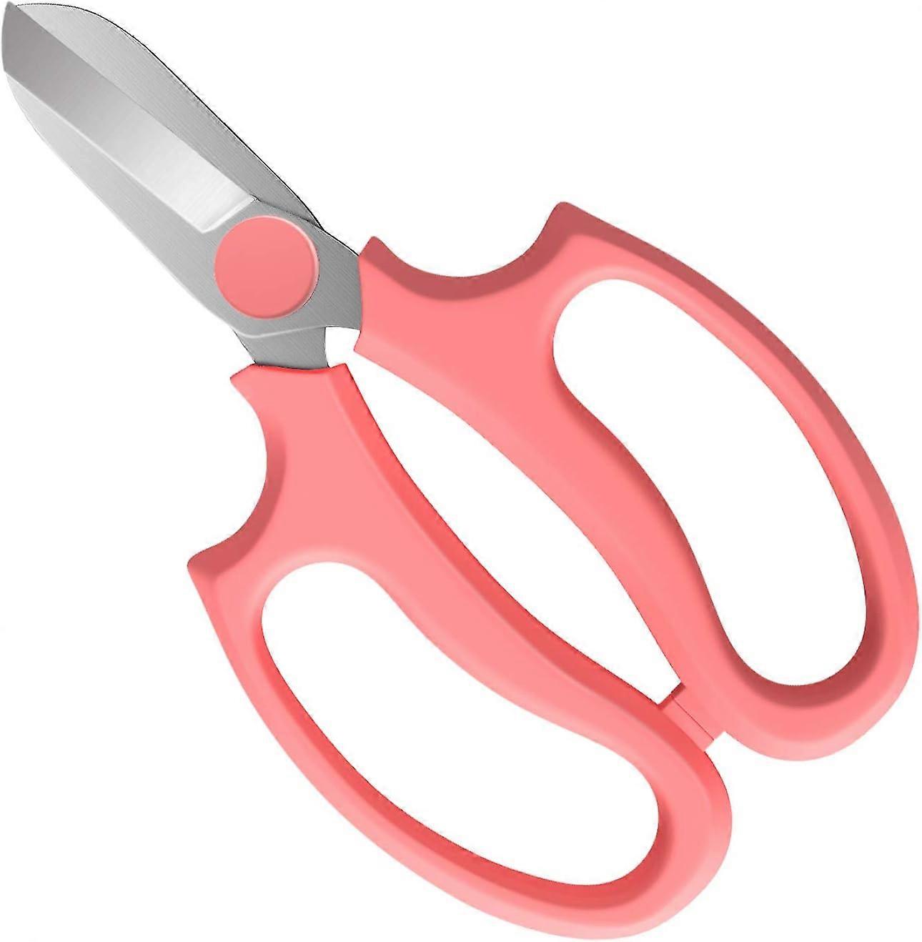 Premium Steel Scissors for Gardening and Flower Arrangements, Heavy-Duty, Ergonomic Handle, 8-Inch Length
