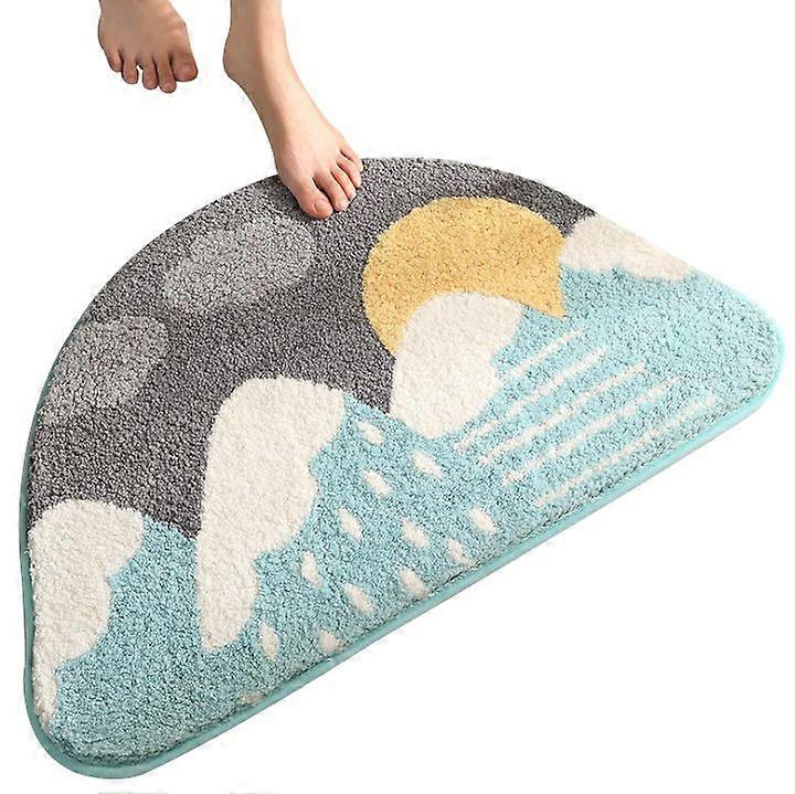 Floor mat bathroom door non-slip absorbent carpet home