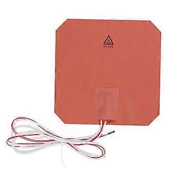 Flexible Silicone Heater Pad with 100K Thermistor for I3 Mega 3D Printer Heated Bed Heat Mat 200W 12V DC 220x220mm