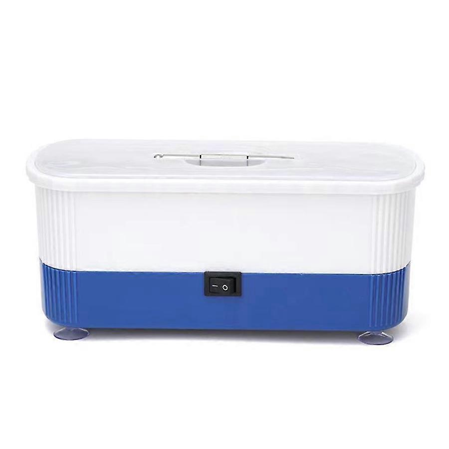 Three-in-One Ultrasonic Glasses and Jewelry Cleaning Machine - Blue