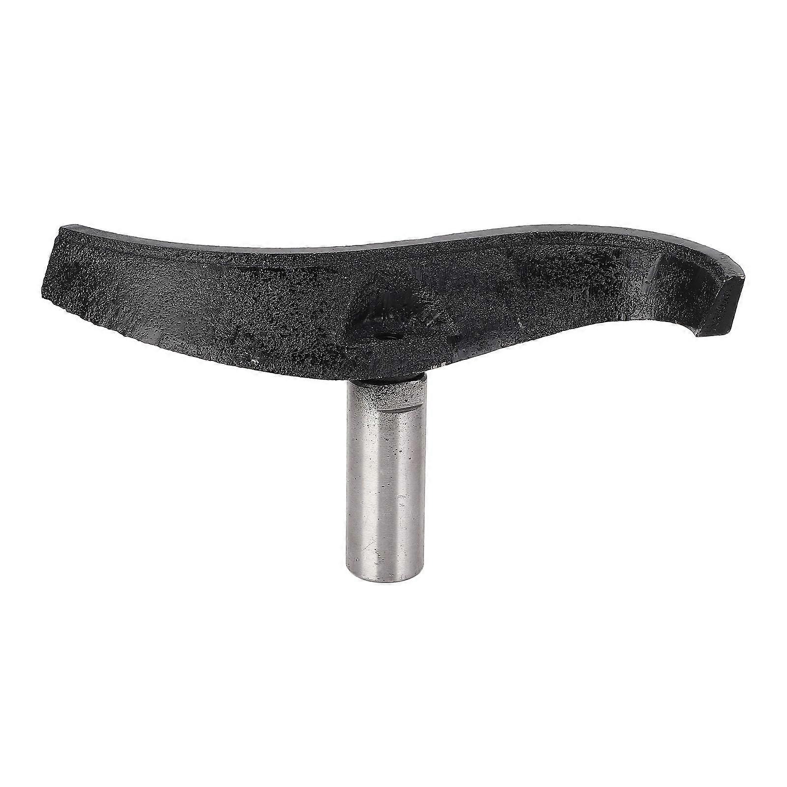 Curved Lathe Tool Rest Alloy Steel and Cast Iron 25mm Diameter Column Woodturning Lathe Tool Rest
