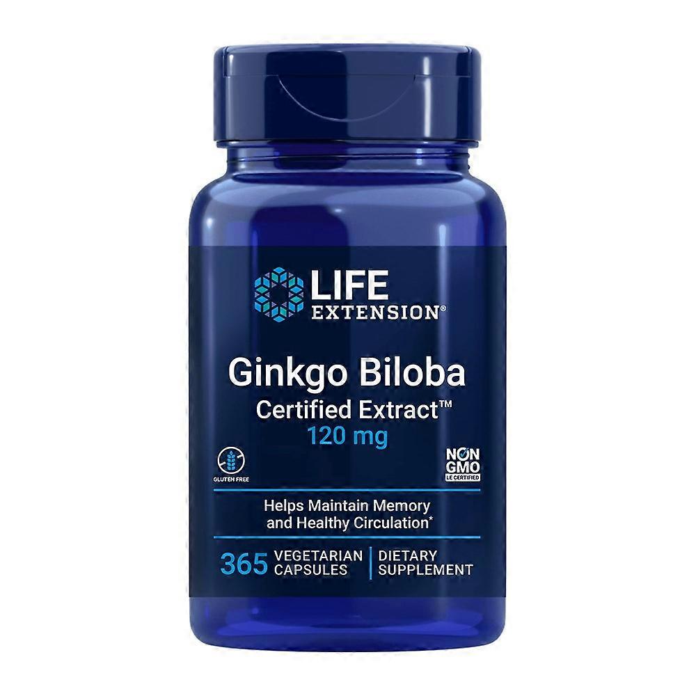Life Extension Ginkgo Biloba Certified Extract BI7837