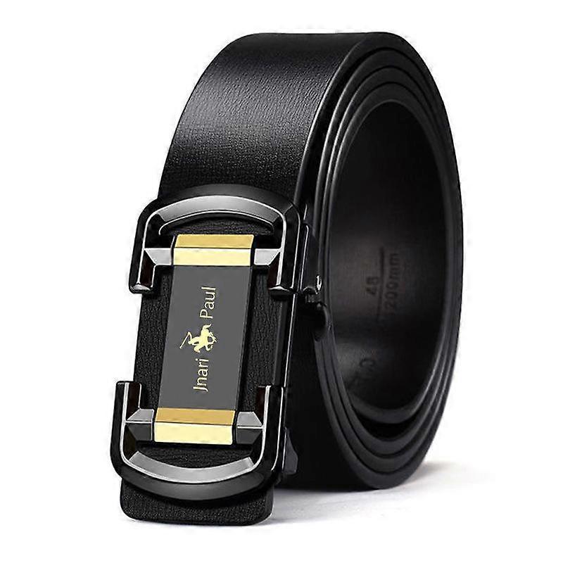 2023 New Paul Belt Men's New Toothless Automatic Buckle Belt Fashion Young and Middle-aged Casual Business Trousers
