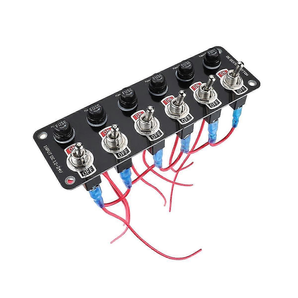 12/24V Car Panel Multi Switch Panel Switch Power Control Universal-Yvan