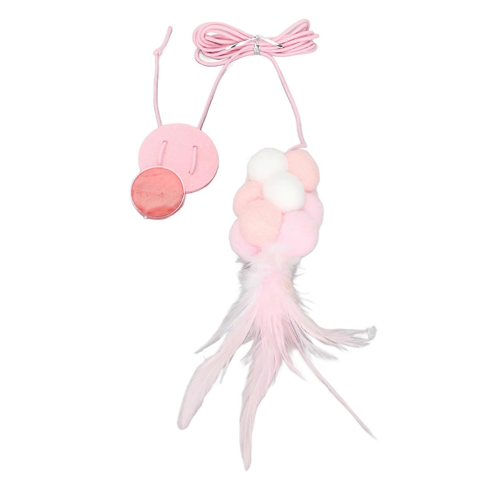 Cat Interactive Toys Retractable Adjustable Elastic Rope Hanging Cat Toy for Pets Cats
