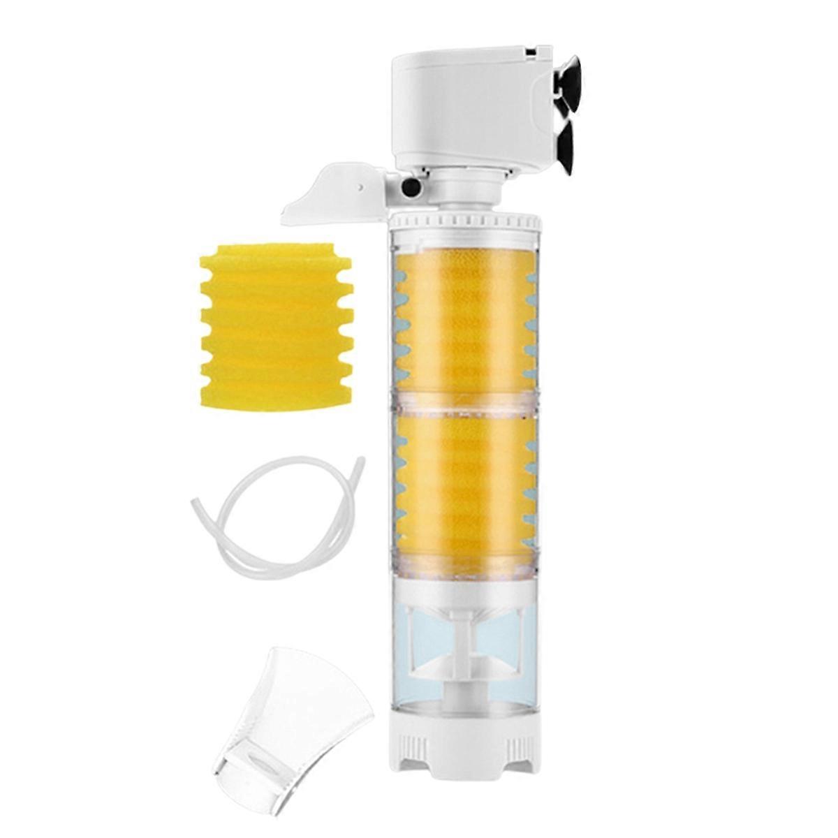 Fish Tank Filter Ultra-Quiet Filter Pump Built-in Circulating Water Purification System Aquarium Fi