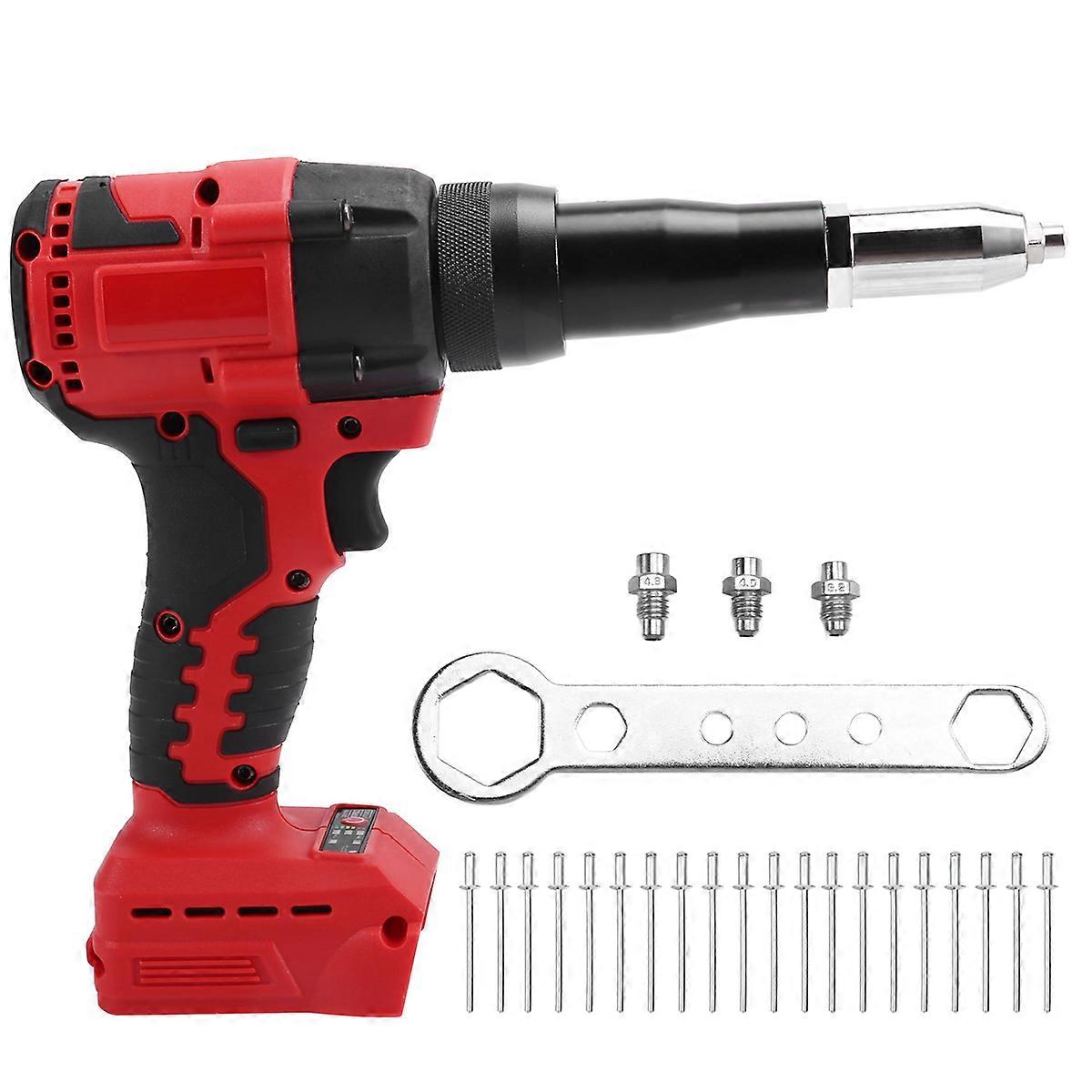 Cordless Rivet Brushless 4.8mm Rivet Nut Automatic Riveting Tool for 18V 20V Battery (No Battery)