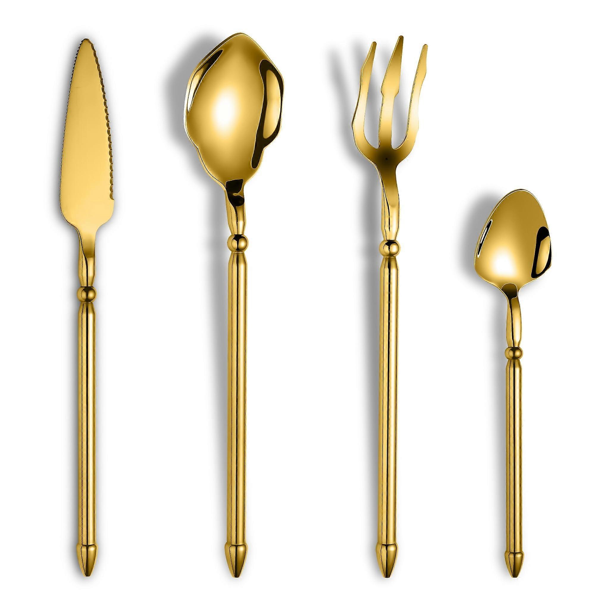 4-Piece Flatware Set for Everyday Dining and Entertaining