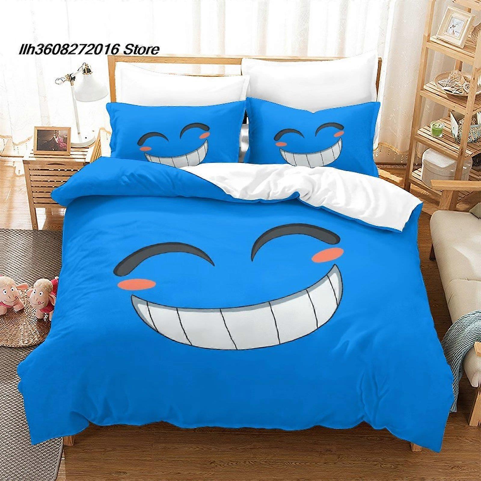 v598 Lakan Calixo merch sängkläder set Enkelrum Tvåbäddssäng Full Queen King Size sängset Aldult Sovrum Påslakan Set Anime Lakan Set 3-delad säng