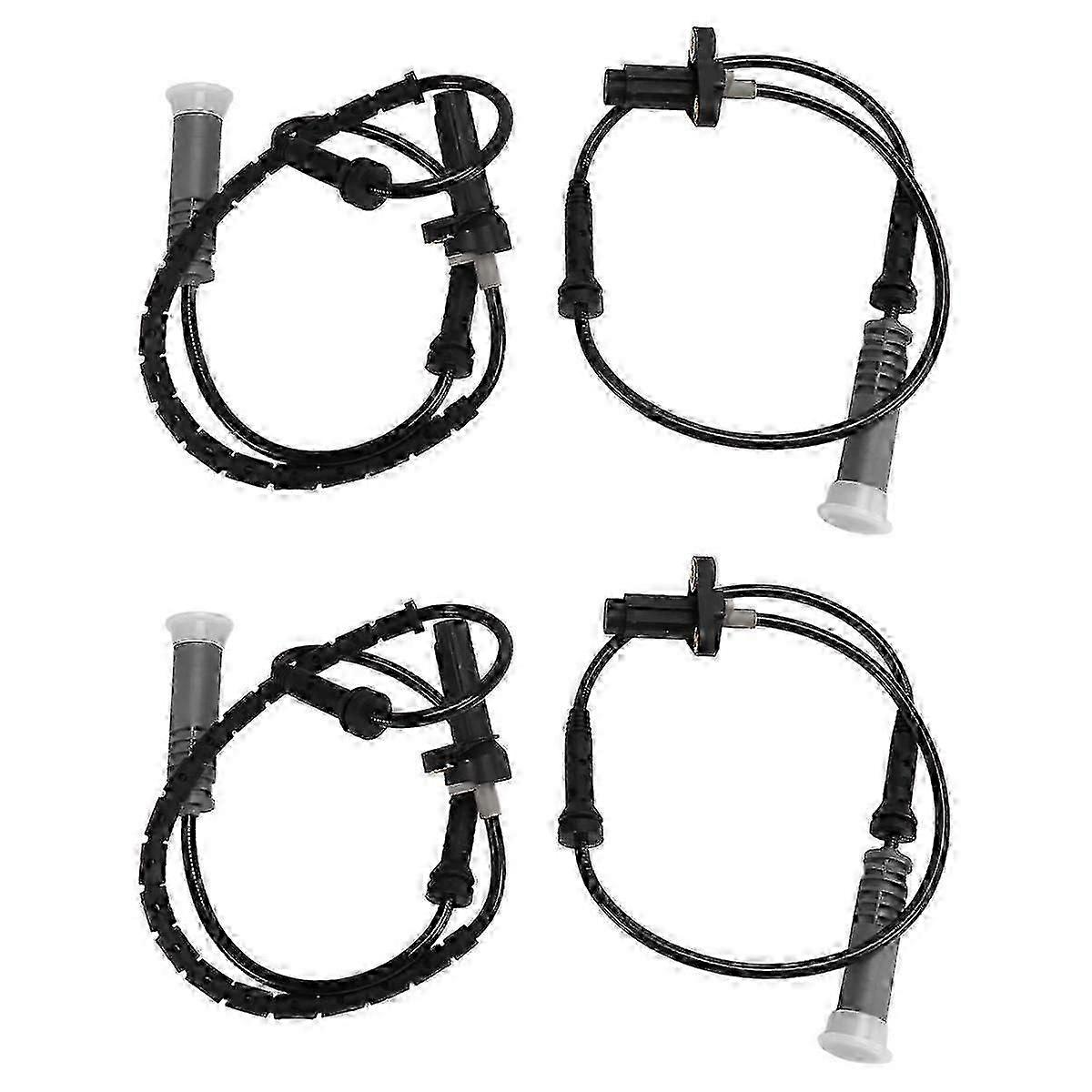 unique 4Pcs Front Rear Letf Right ABS Wheel Speed Sensor for 5 Series E39 Anti-Lock Sensor 34521182159 345