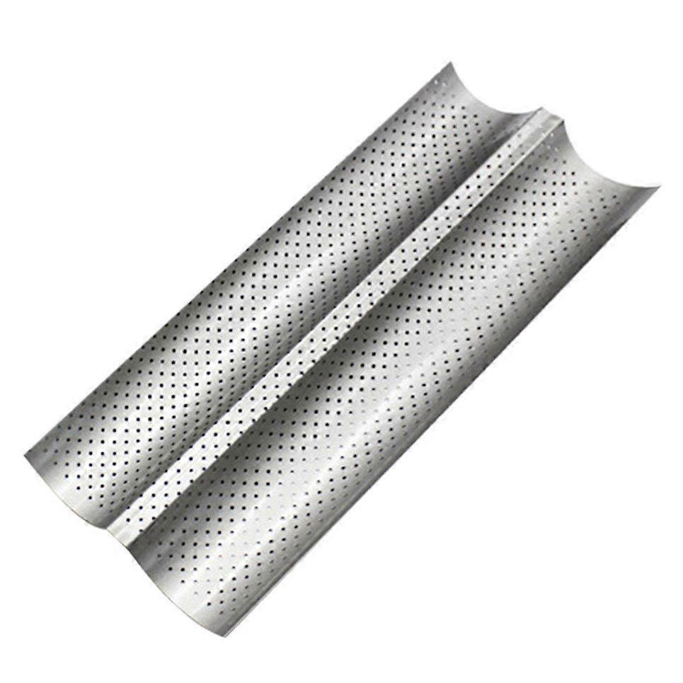 Good Wave French Bread for 2Groove Carbon Steel Baking Home 38x16.5x2.4cm Baguette Pan Baking Mold Non-Stick Baking Tray