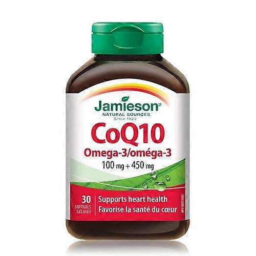 Jamieson Vitamins COQ10 100 Mg With Omega-3,450 Mg,30 Softgels