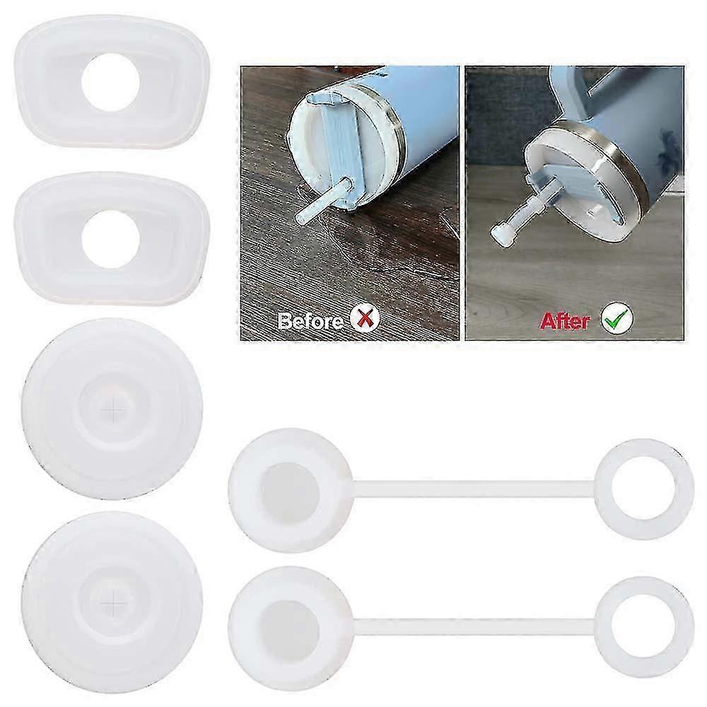 6pcs a prueba de derrames Stopper de silicona Stanley Cup Spill Proof Stoppers 30oz 40oz Tumbler Accesorios