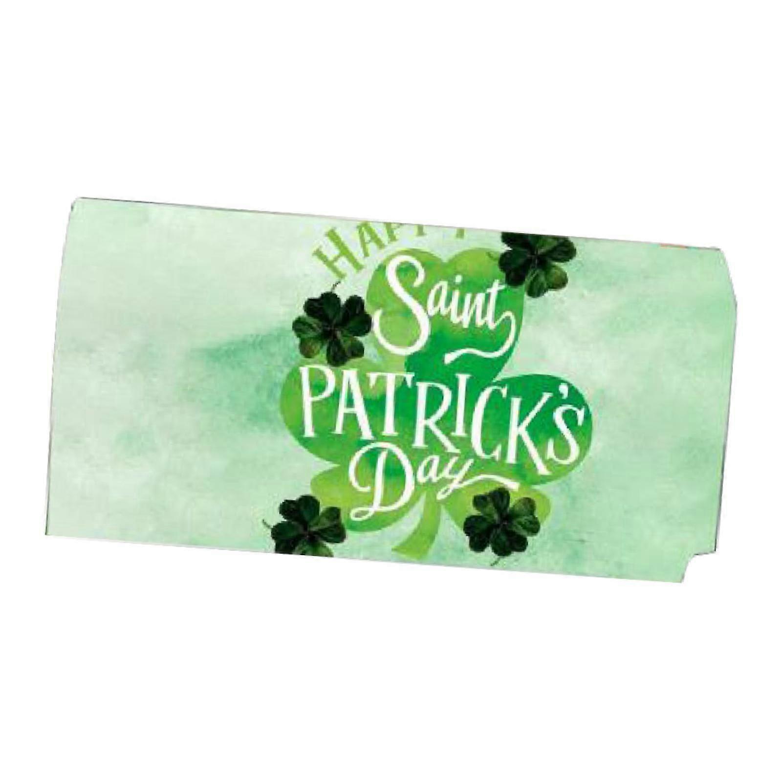 غطاء صندوق بريد عيد القديس باتريك غطاء صندوق بريد مضحك للمنزل عطلة حديقة أخضر فاتح