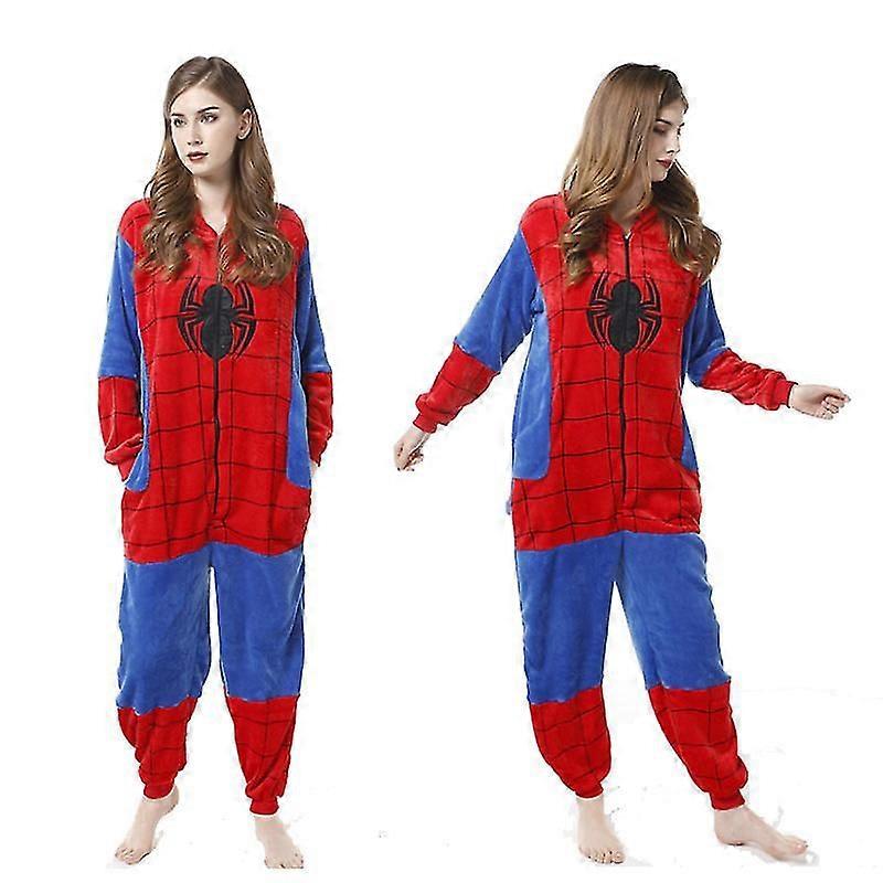 Spider One Piece Pajamas Comfortable Soft Pajamas