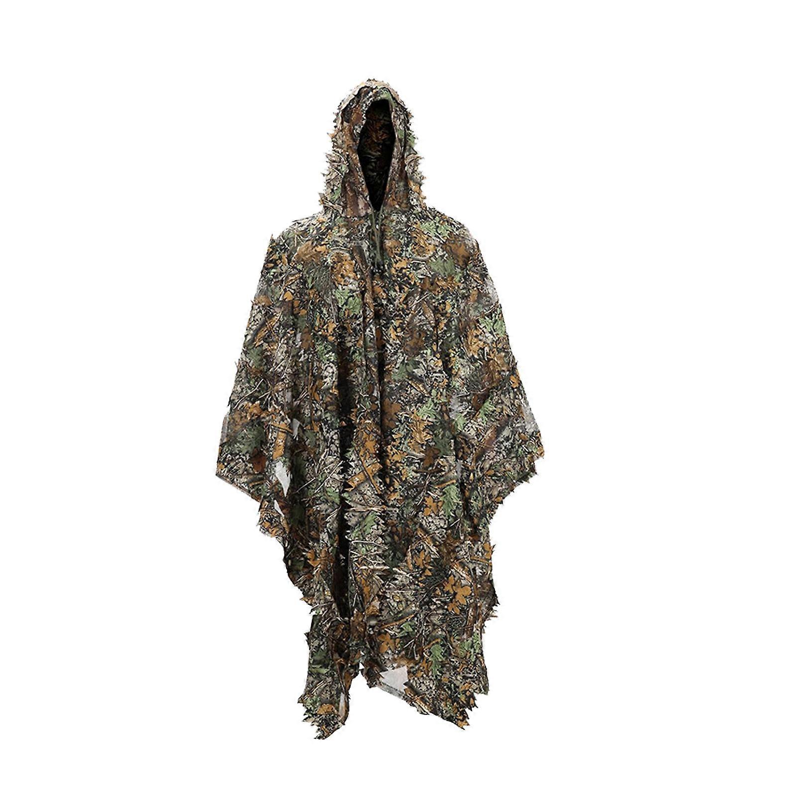Maple Leaf Camouflage Ένδυση Μανδύας Ένδυση Stereo Leaf Ένδυση Κυνήγι καμουφλάζ Ρούχα παραλλαγής Μανδύας
