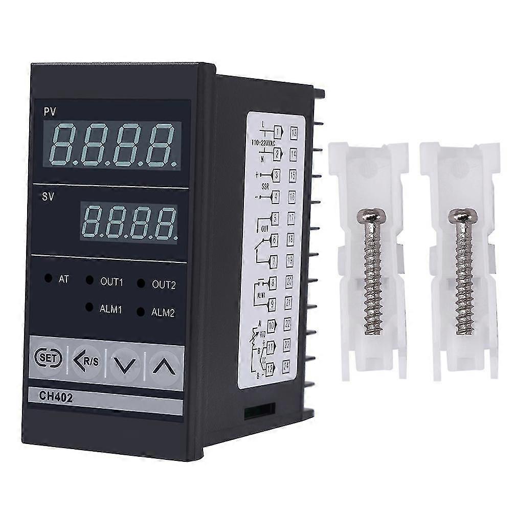 CH402 AC85264V High Precision Smart PID Temperature Controller Thermostat Relay TC/RTD Input