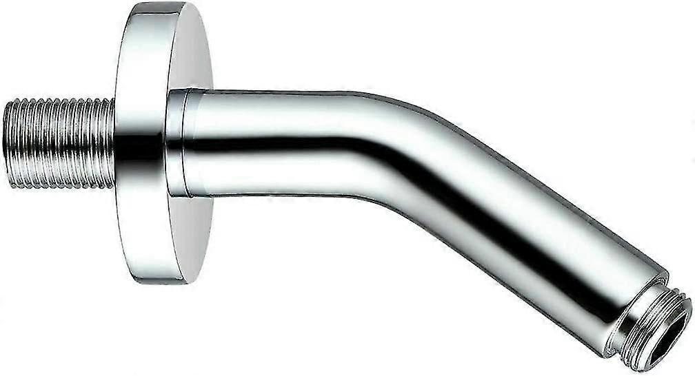 Duscharm abgewinkelt für Duschkopf 150 mm lang aus hochwertigem Messing Glänzendes Chrom