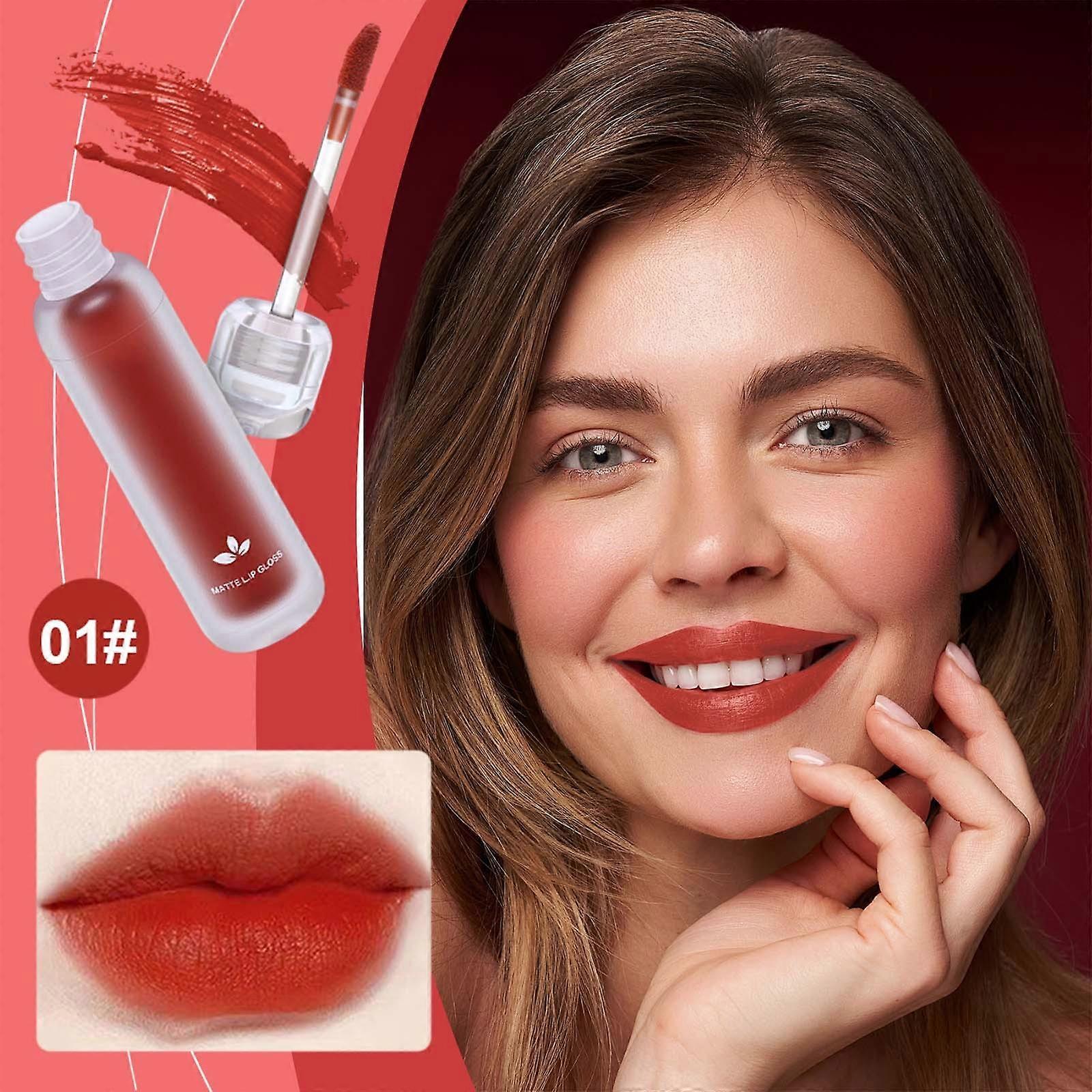 Lip Makeup Matte Lip Gloss Lip Glaze Is Not Easy To Fade Does Not Hited Color Lasting Lip Mud