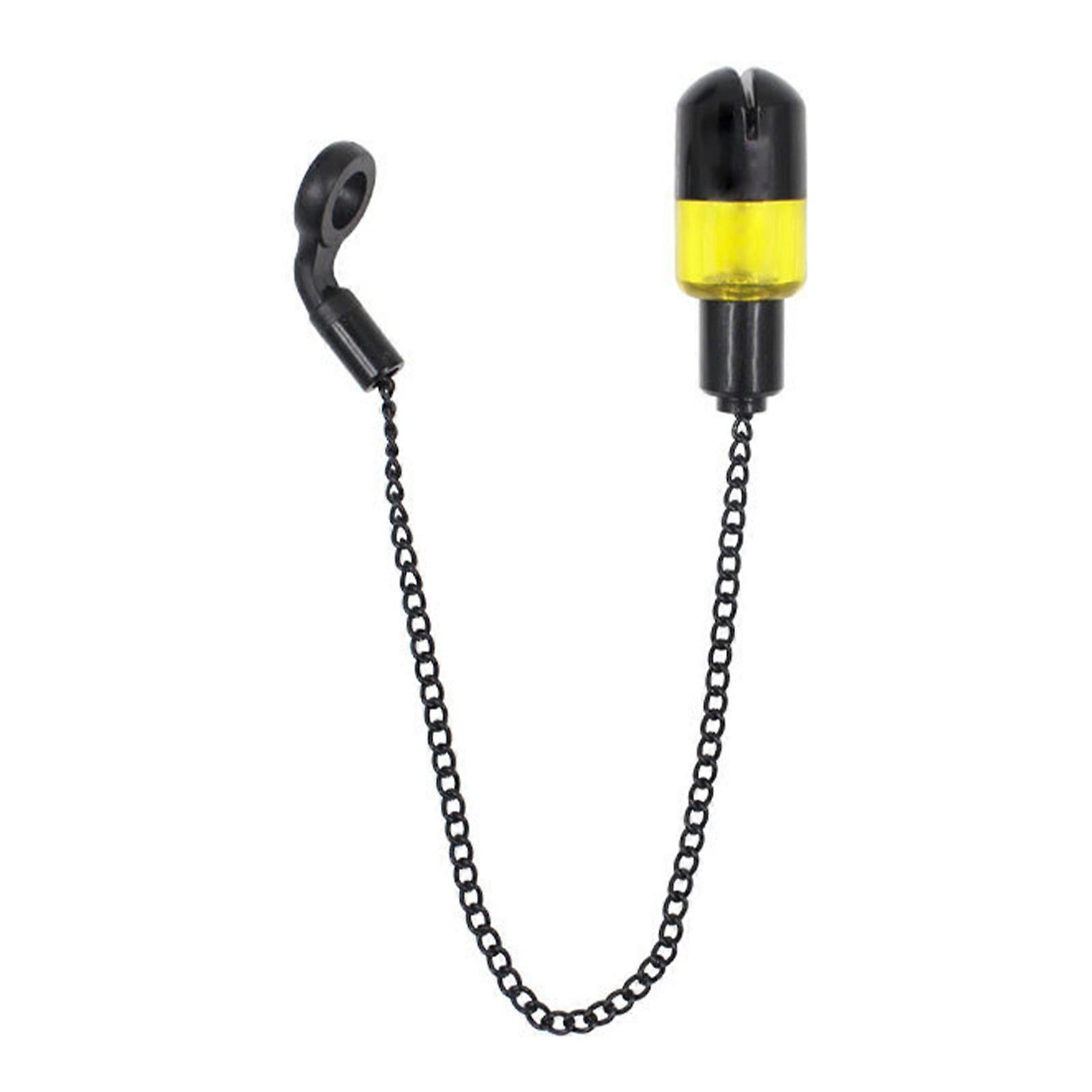 Bites Indicator Practical Chain Alerter Swingers Bites Alert Alarms Portable Fishing Rod Baits Alert Fishing Indicator Yellow